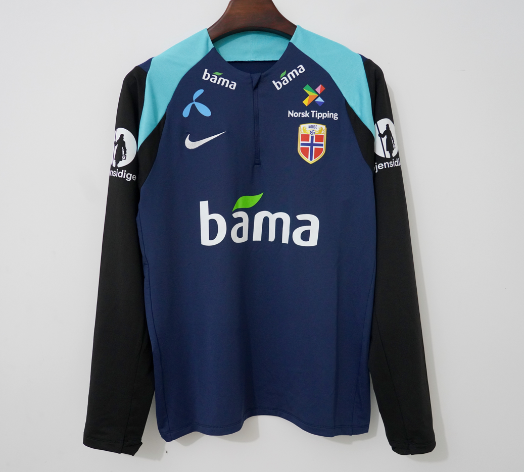 2026 Norway Half-Pull Jacket Football Shirt