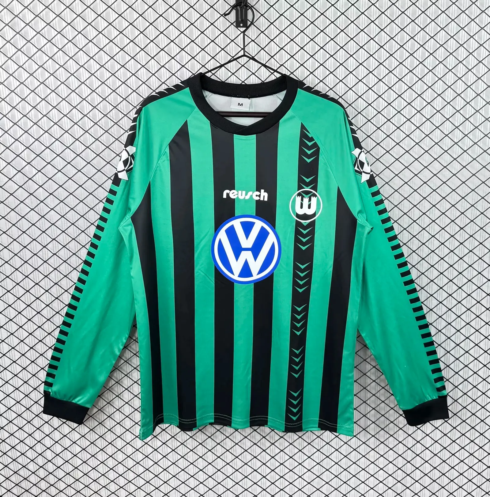 1994/1995 Long Sleeve Retro VfL Wolfsburg Away Football Shirt 1:1 Thai Quality