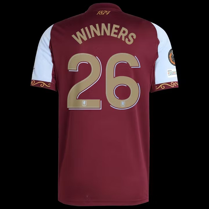 2025/2026 Aston Villa Home UEFA Champions League Edition Football Shirt 1:1 Thai Quality