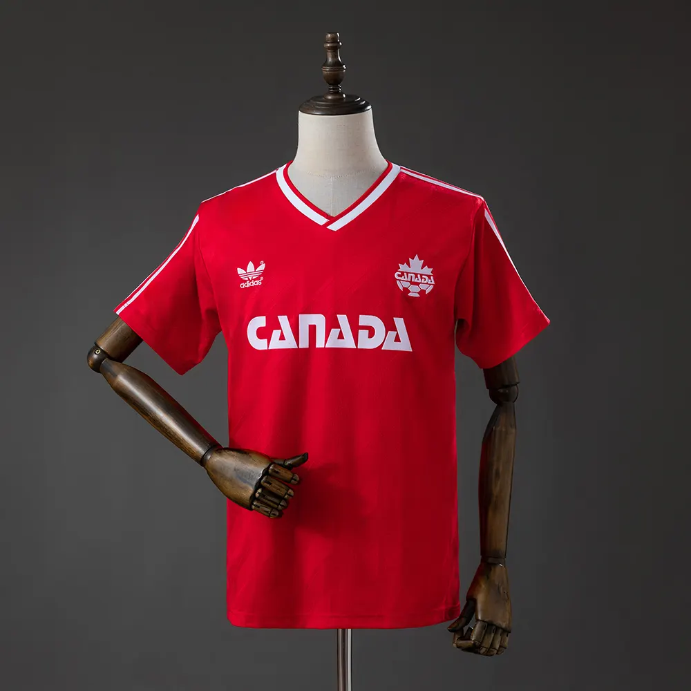 1986 Retro Canada Away Football Shirt 1:1 Thai Quality