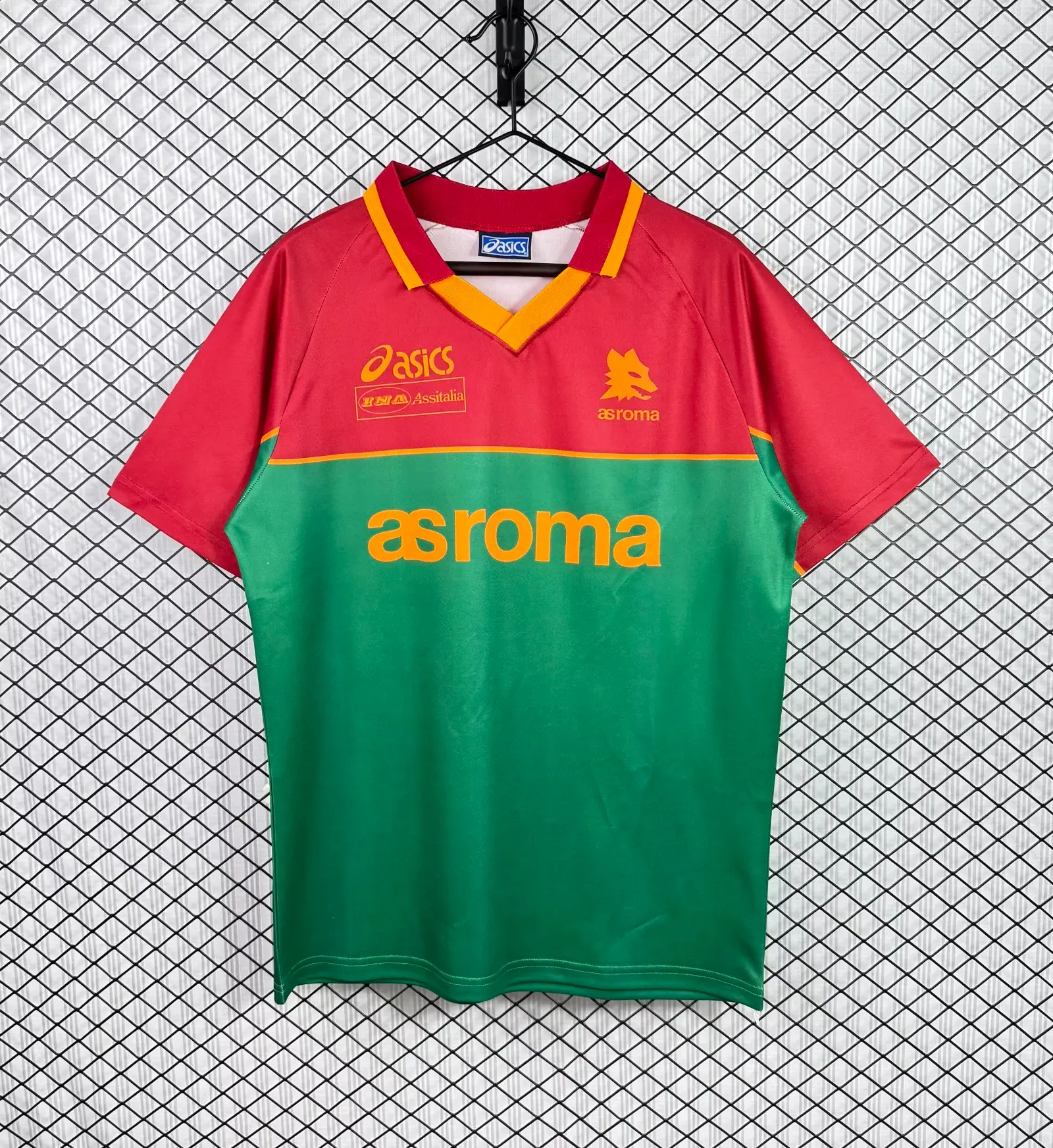 1995/1996 Retro AS Roma Training Wear Football Shirt 1:1 Thai Quality