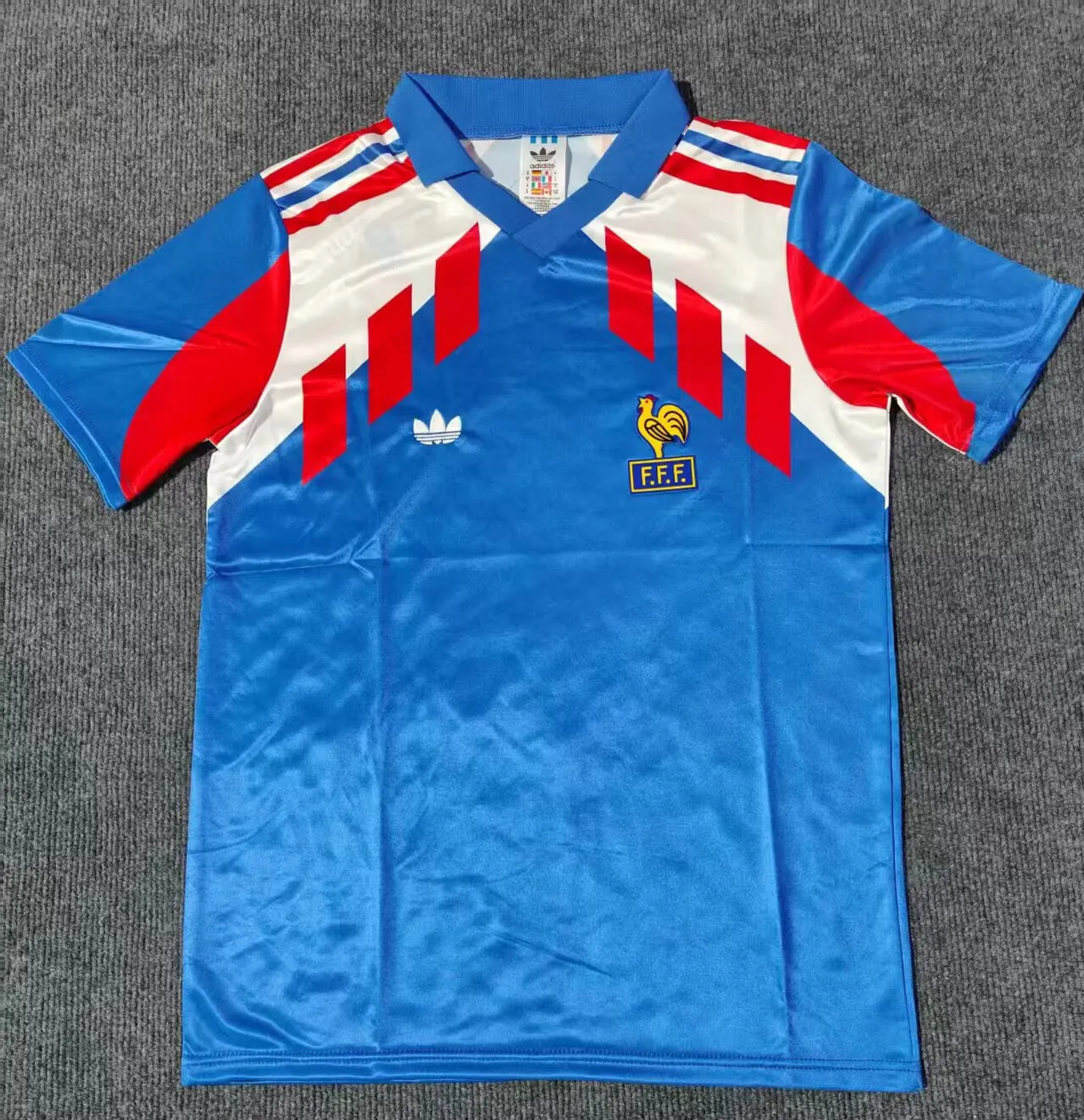 1990 Retro France Home Football Shirt 1:1 Thai Quality