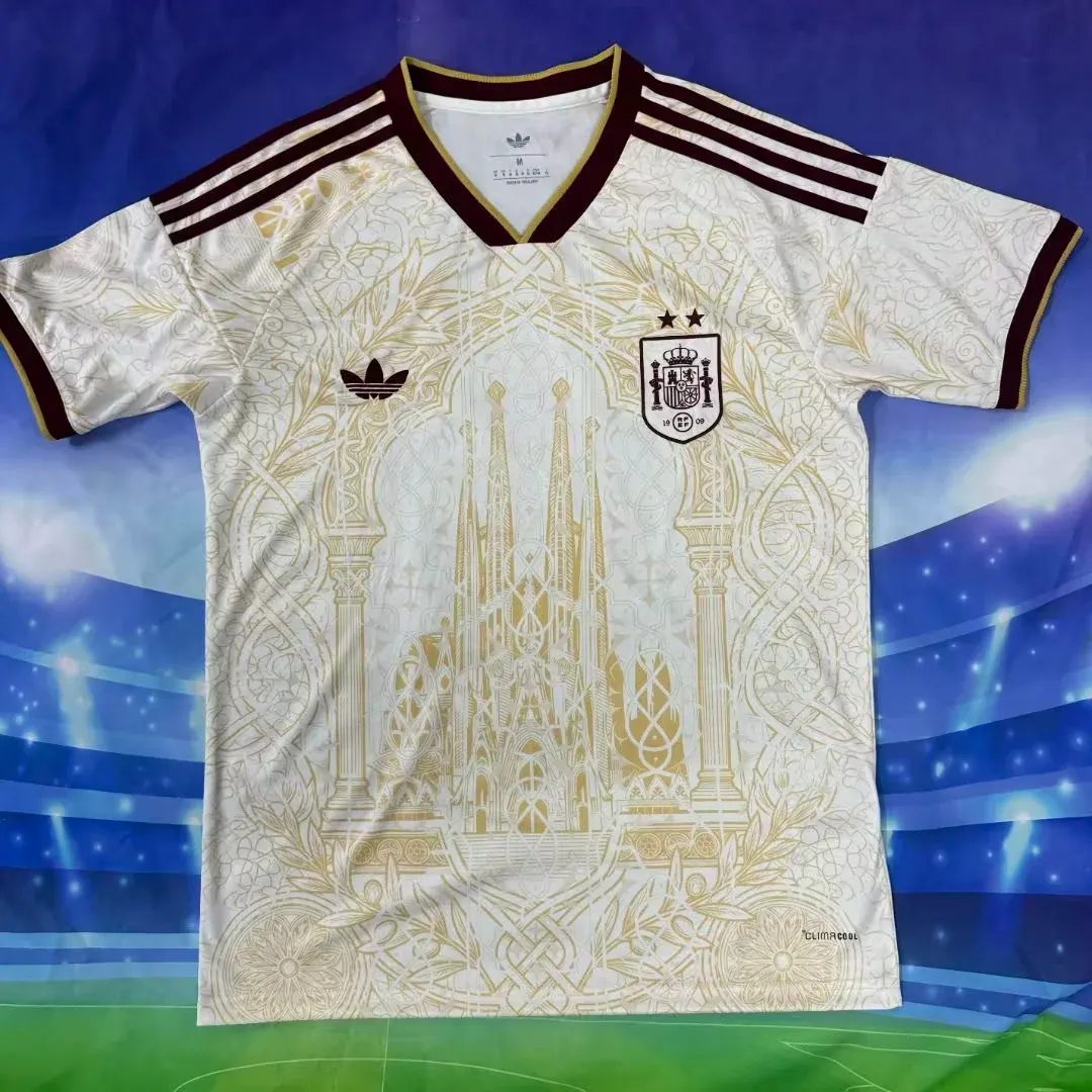 2 Stars 2026 Spain Special Edition Football Shirt 1:1 Thai Quality