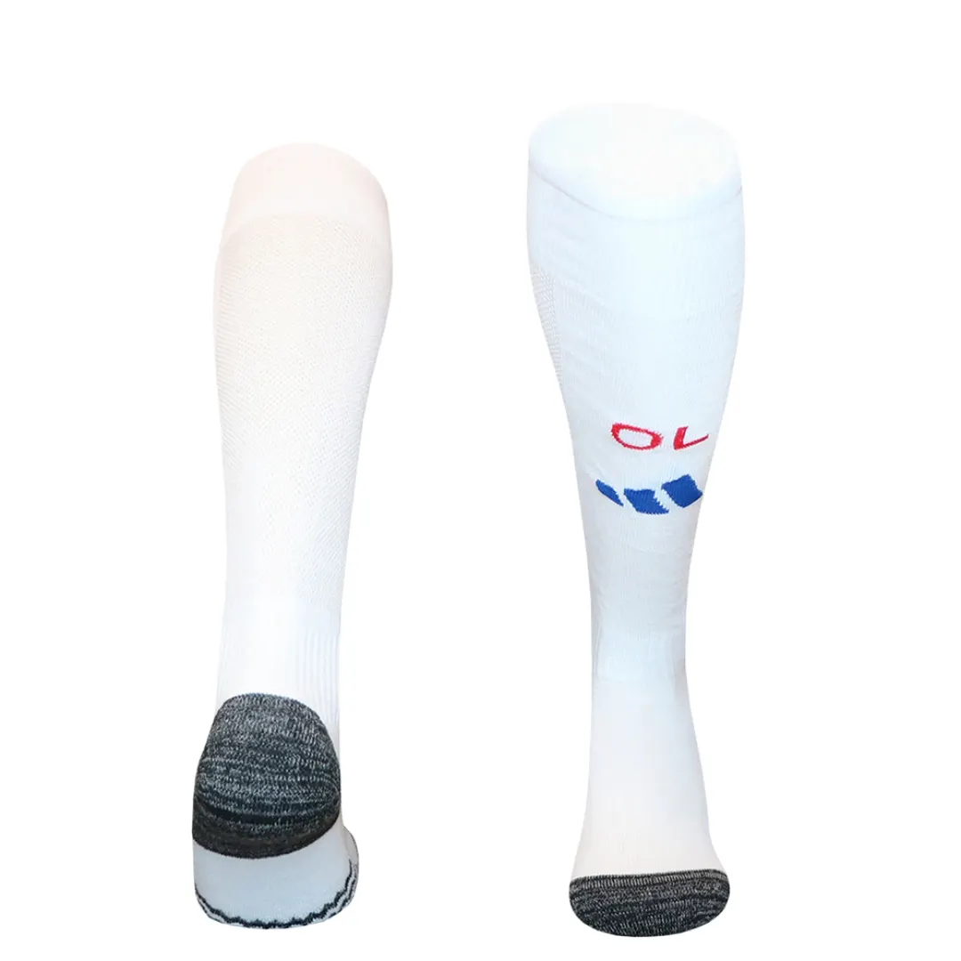 2026/2027 Olympique Lyonnais Home Football Socks 1:1 Thai Quality