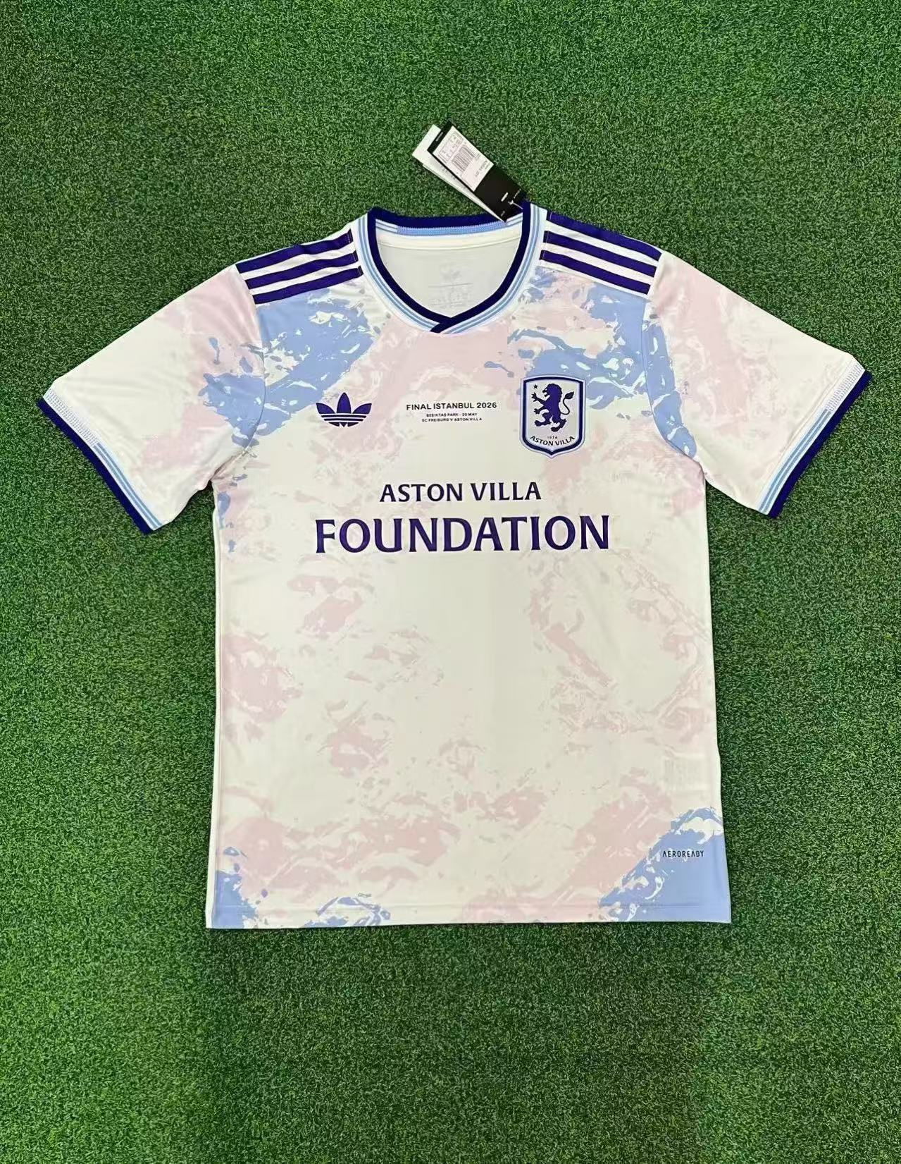 2025/2026 Aston Villa Third Away UEFA Champions League Edition Football Shirt 1:1 Thai Quality