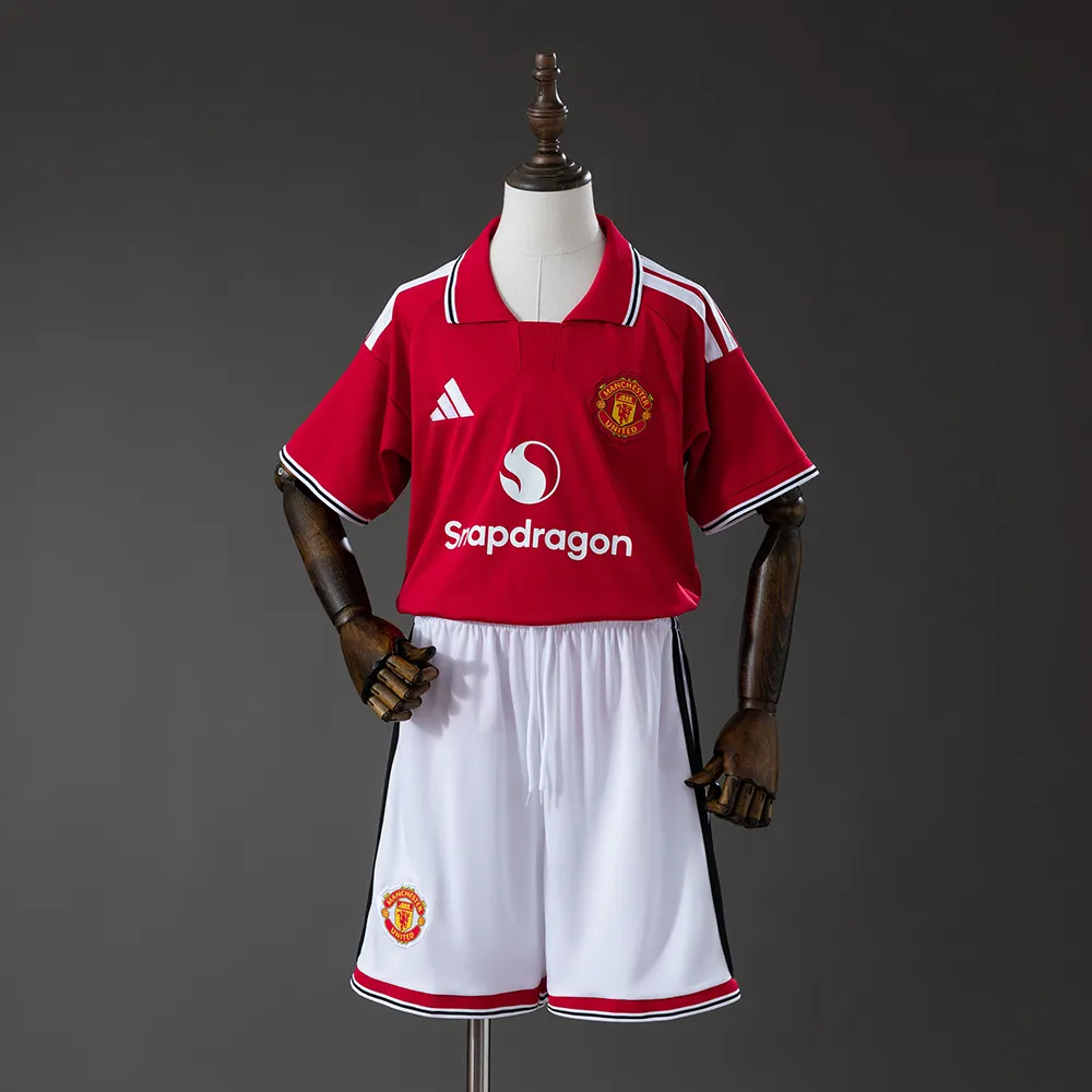 2026/2027 Manchester United Home Football Shirt Kids Size 1:1 Thai Quality