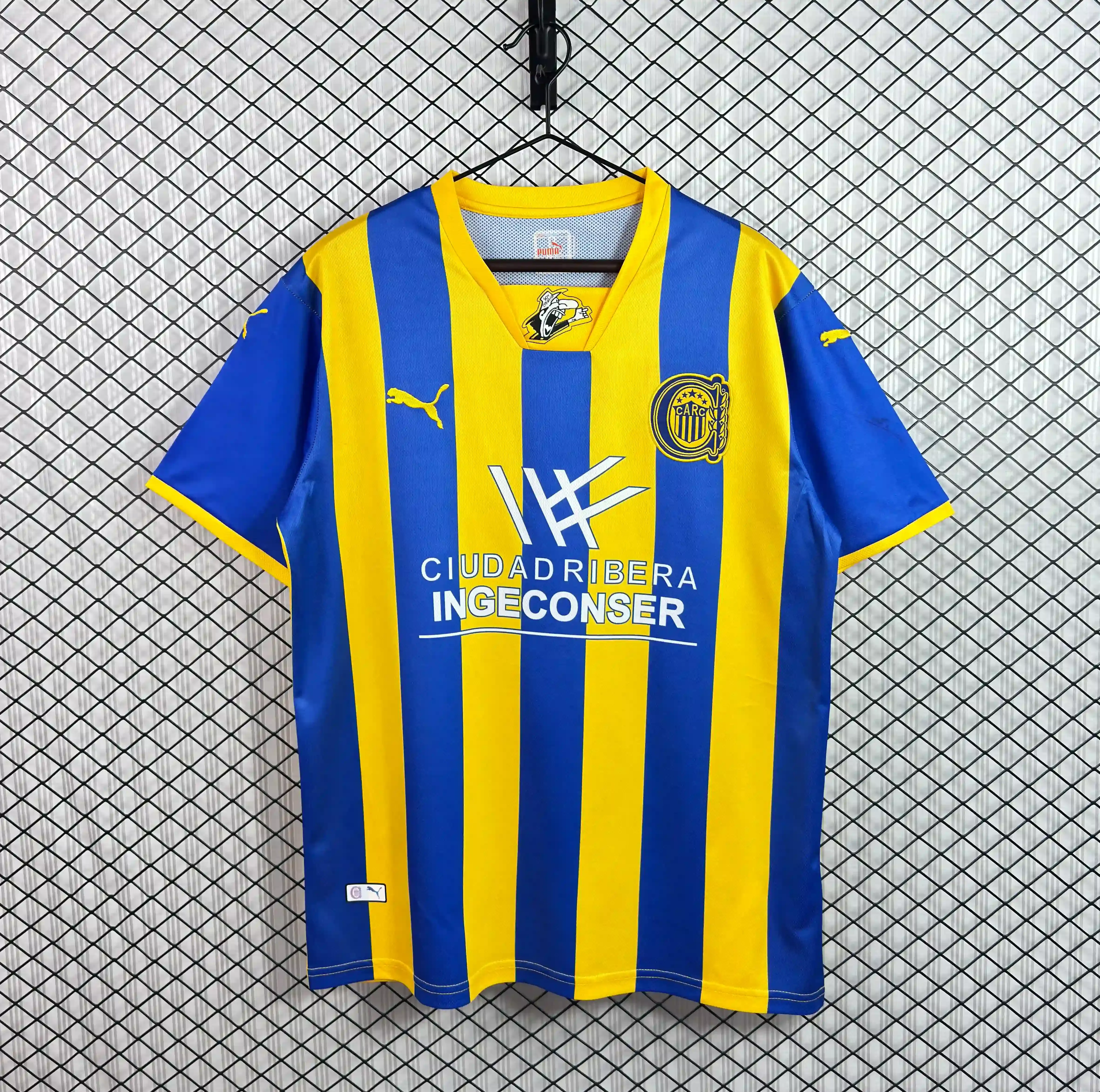 2009/2011 Retro Rosario Central Home Football Shirt 1:1 Thai Quality