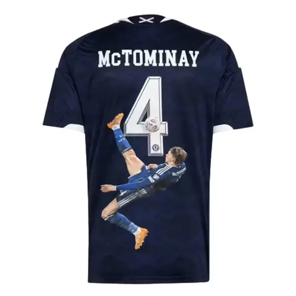 “McTominay #4” Scotland 2026 Home Kit