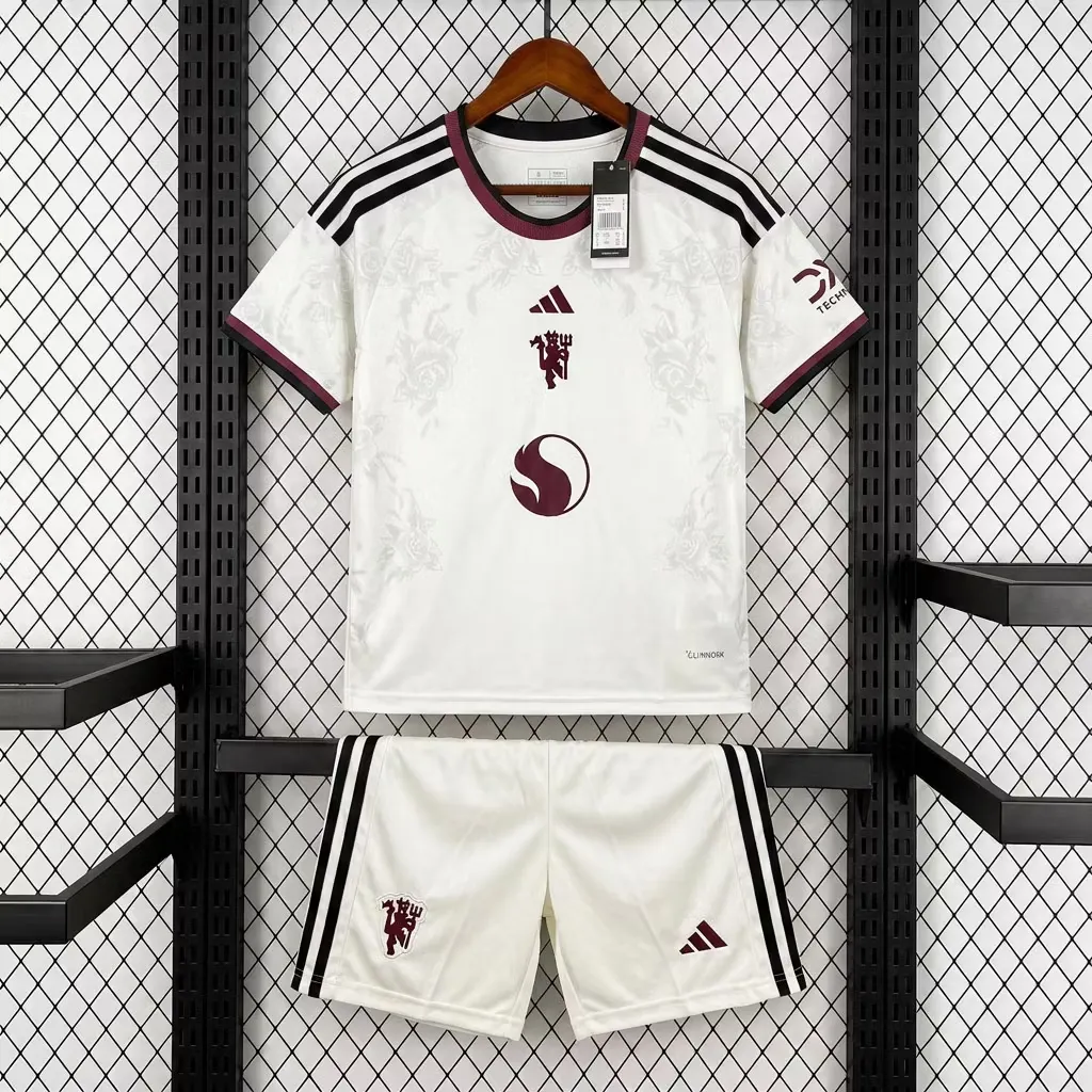 2026/2027 Manchester United Third Away Football Shirt Kids Size 1:1 Thai Quality