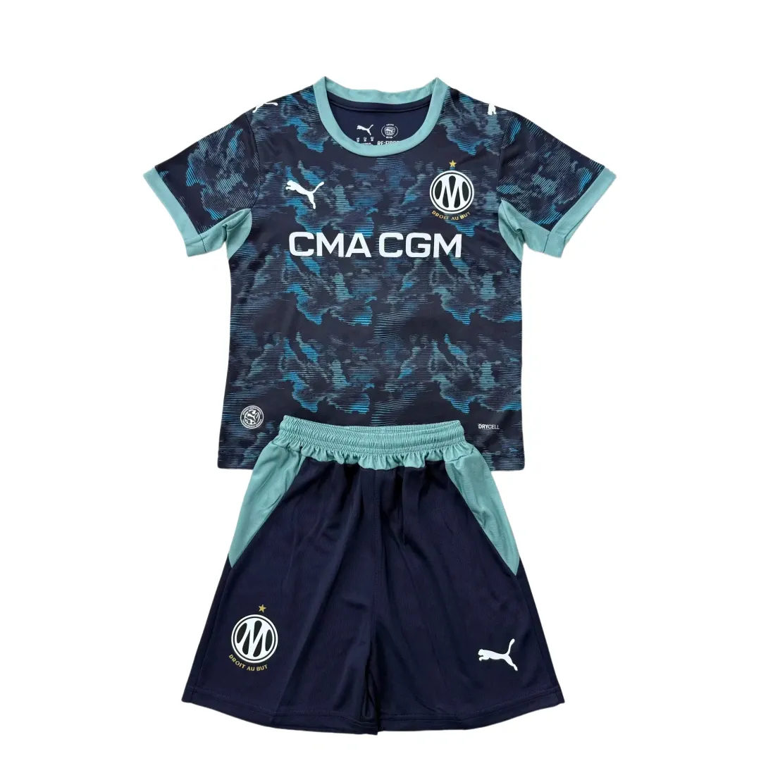 2026/2027 Olympique Marseille Away Football Shirt Kids Size 1:1 Thai Quality