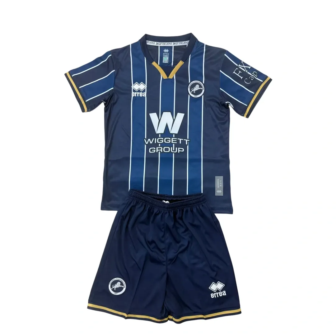 2026/2027 Millwall Home Football Shirt Kids Size 1:1 Thai Quality
