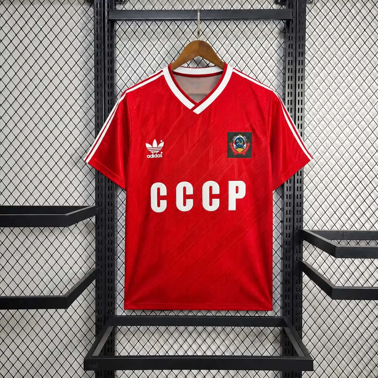 1986 Retro Soviet Union Home Football Shirt