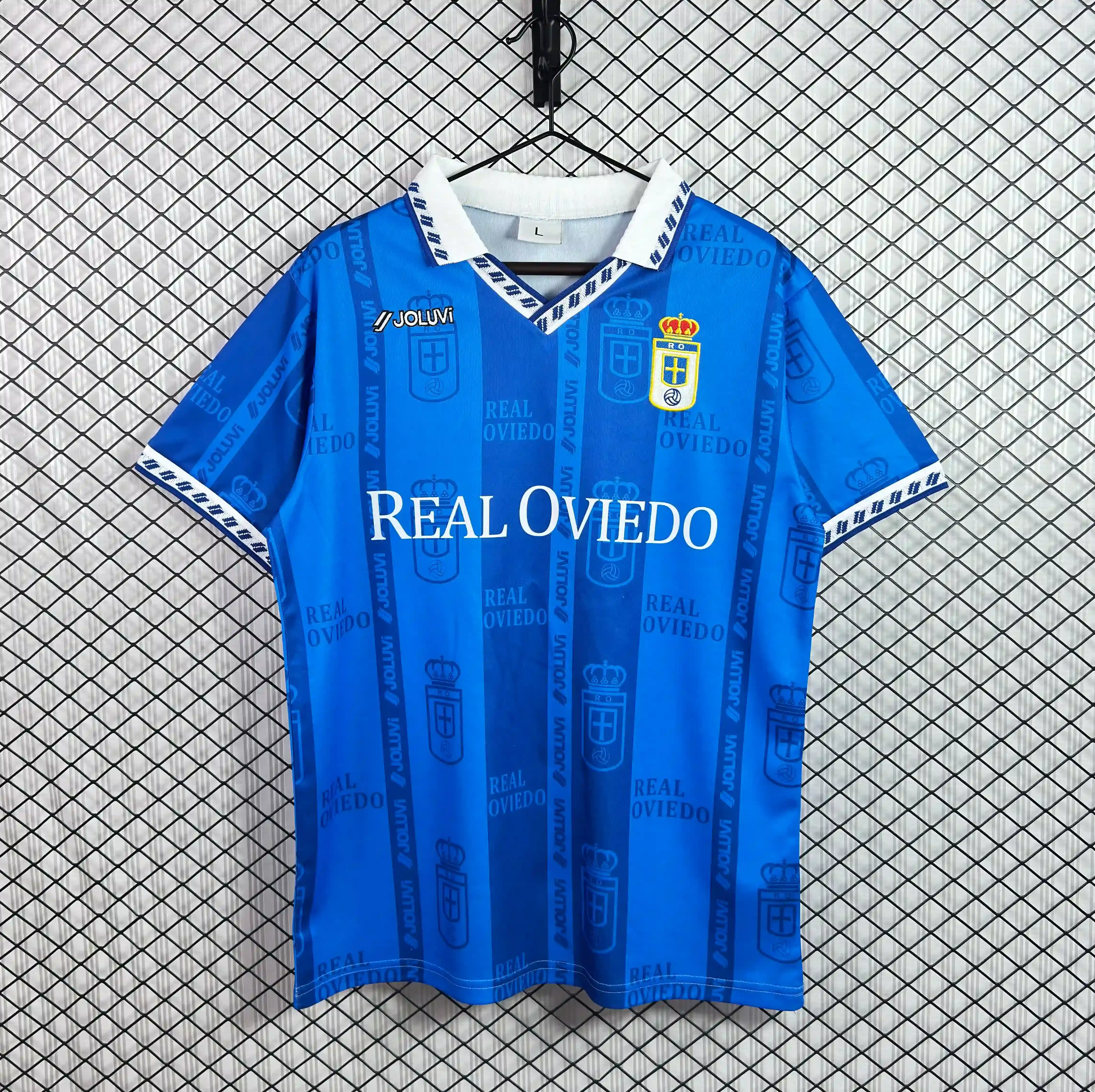 1997/1998 Retro Real Oviedo Vetusta Home Football Shirt 1:1 Thai Quality