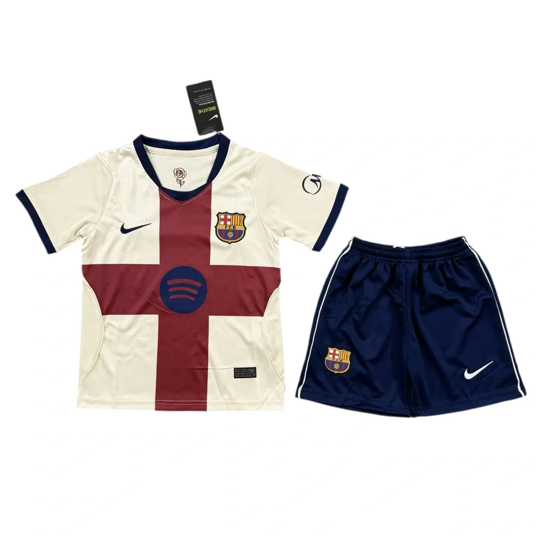 2026/2027 Barcelona Fourth Away Football Shirt Kids Size 1:1 Thai Quality