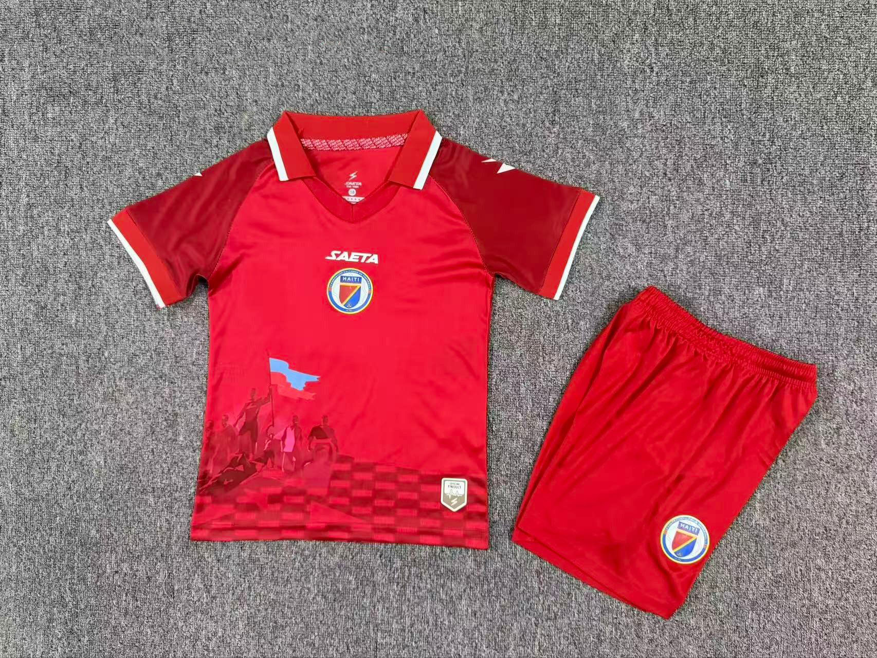 2026 Haiti Third Football Shirt Kids Size 1:1 Thai Quality