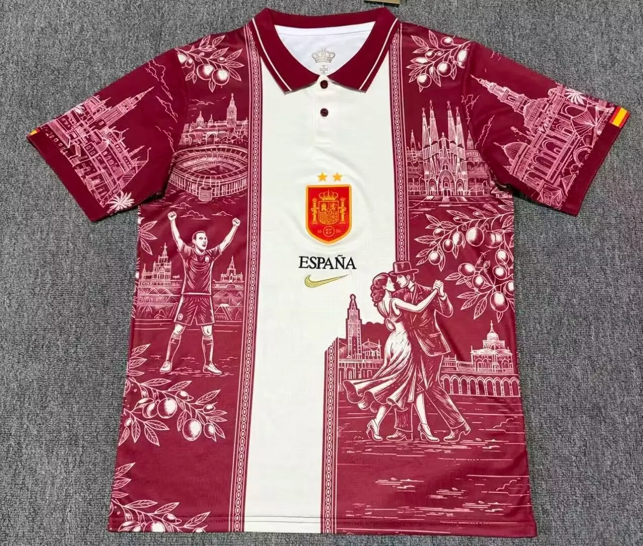2 Stars 2026 Spain Special Edition Football Shirt 1:1 Thai Quality
