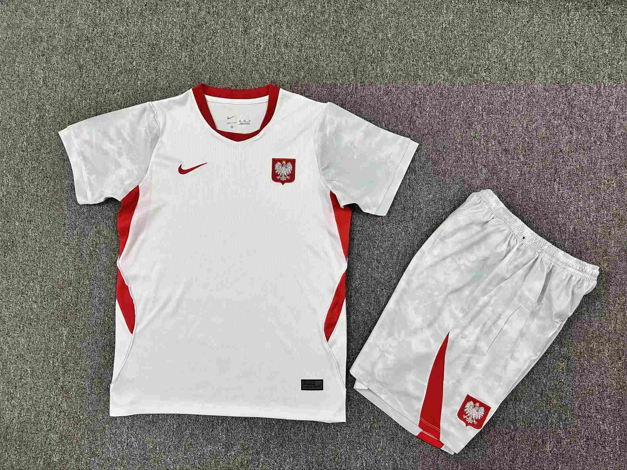 2026 Poland Home Football Shirt Kids Size 1:1 Thai Quality