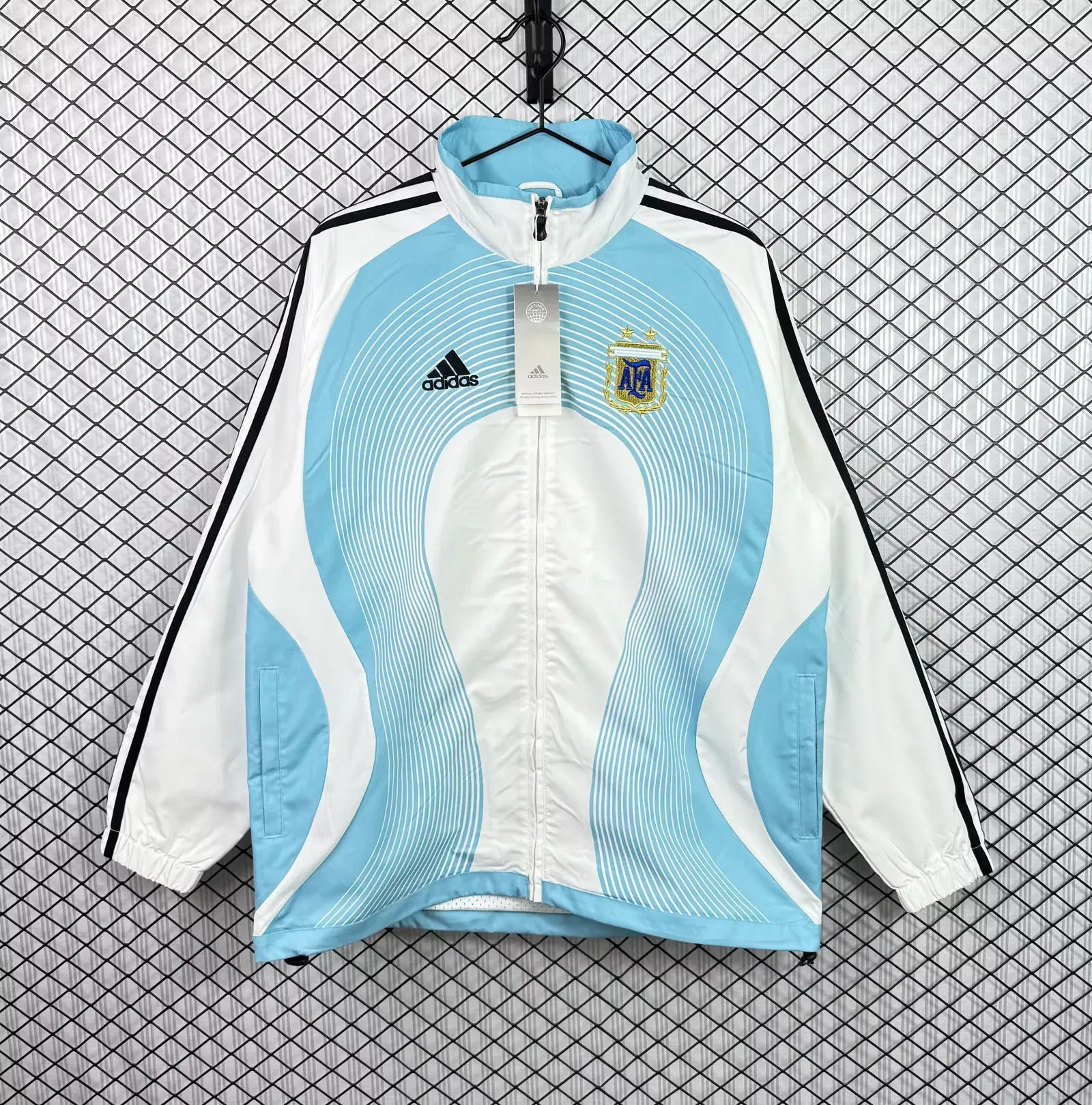 2006 Retro Argentina Windbreaker Football Shirt