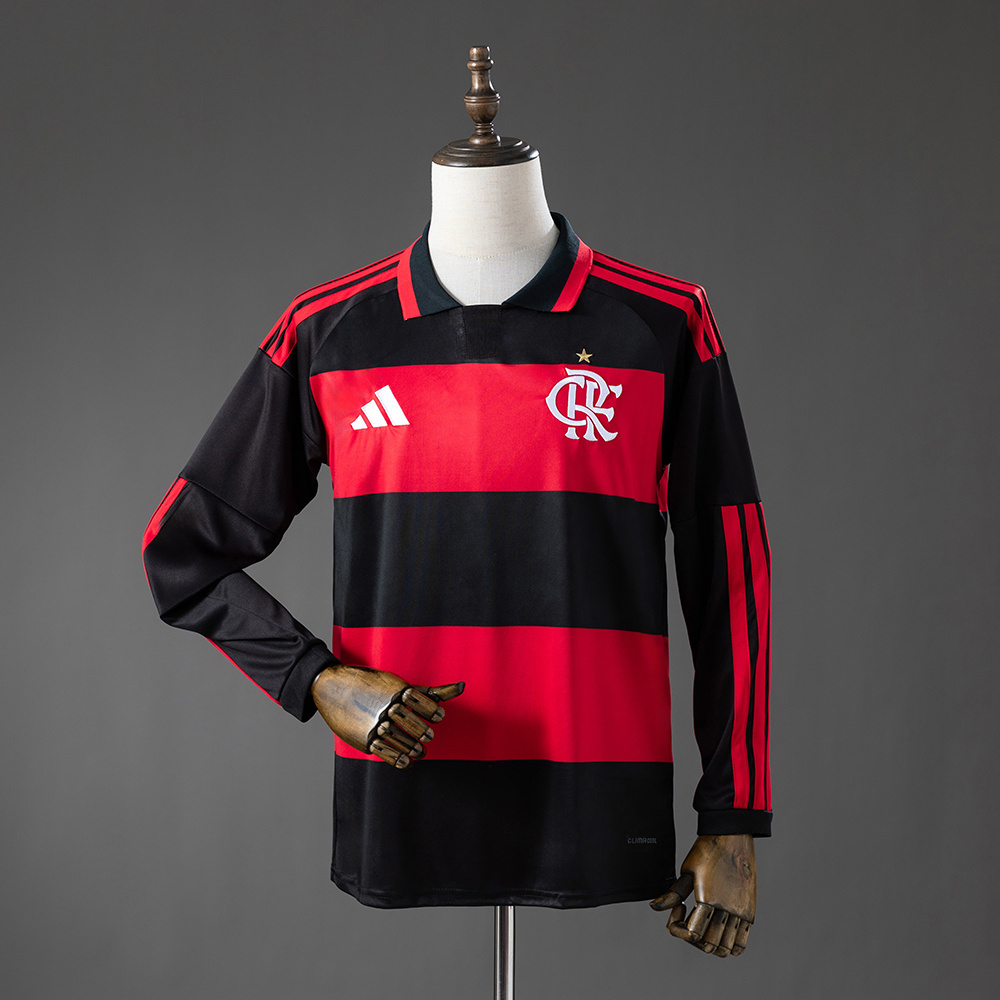 2026/2027 Long Sleeve Flamengo Home Jersey 1:1 Thai Quality