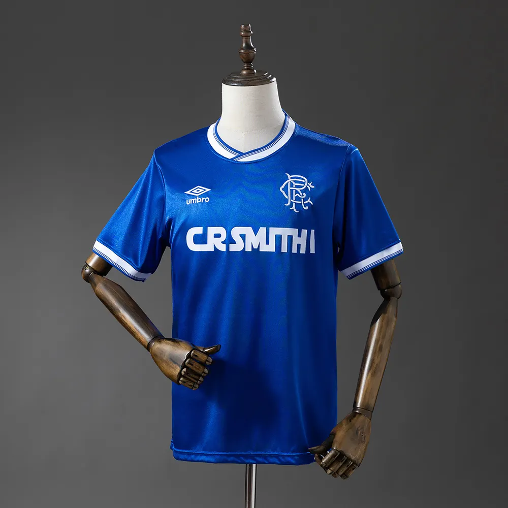 1984/1987 Retro Rangers Home Football Shirt 1:1 Thai Quality