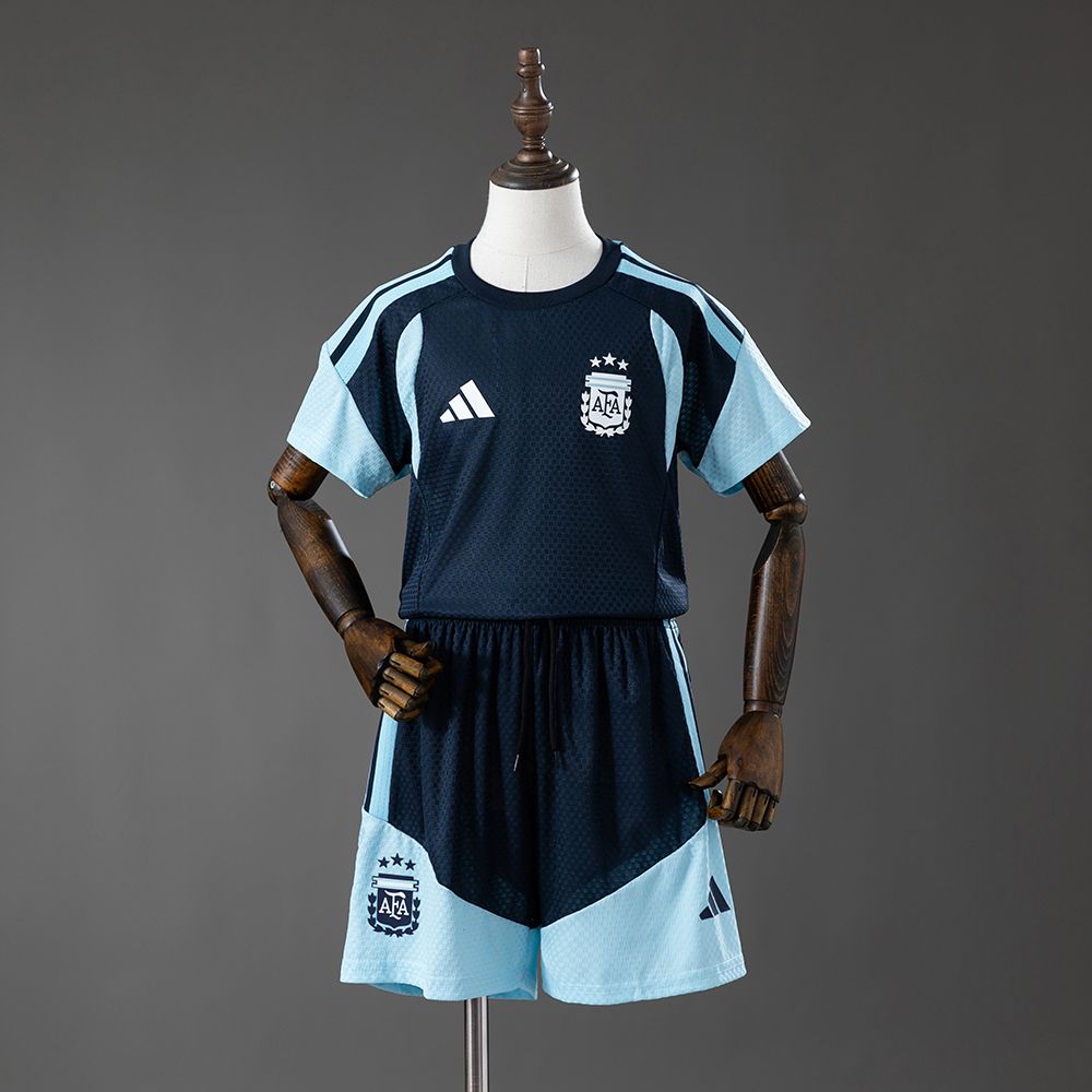 2026 Argentina Training Wear Football Shirt Kids Size 1:1 Thai Quality