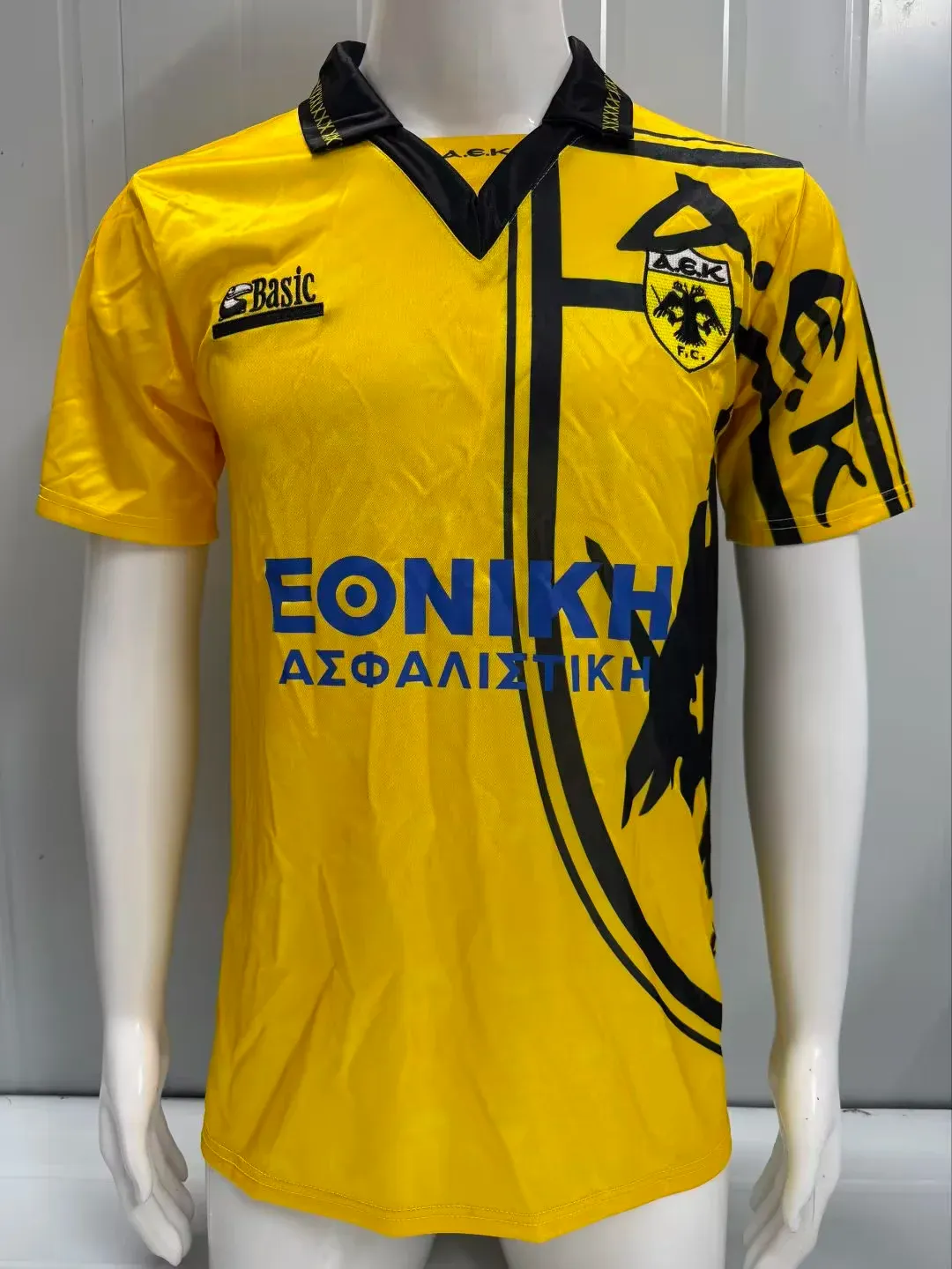 1993/1994 Retro AEK Athens Home Football Shirt 1:1 Thai Quality