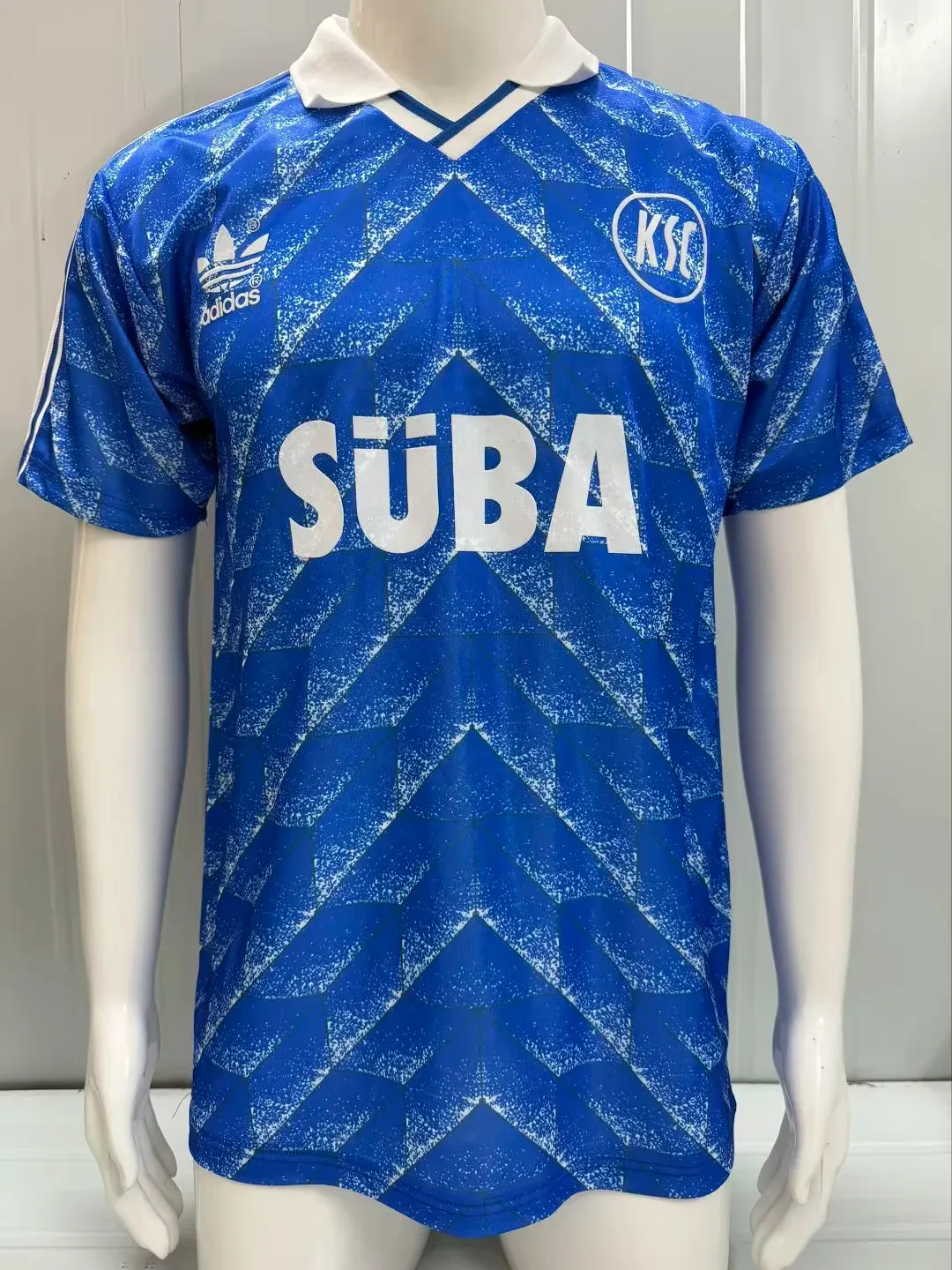 1989/1990 Retro Karlsruher SC Away Football Shirt 1:1 Thai Quality