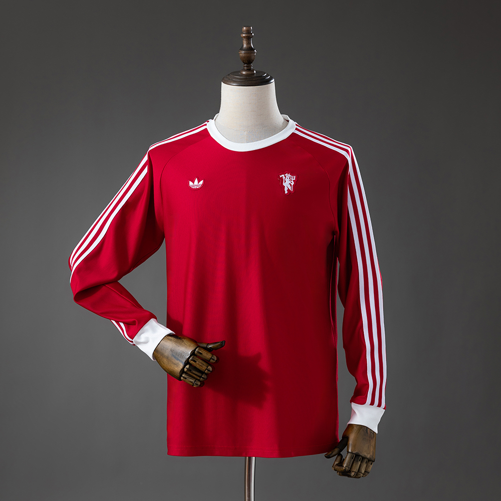 2026 Manchester United Terrace Icons Long Sleeve T-Shirt Red