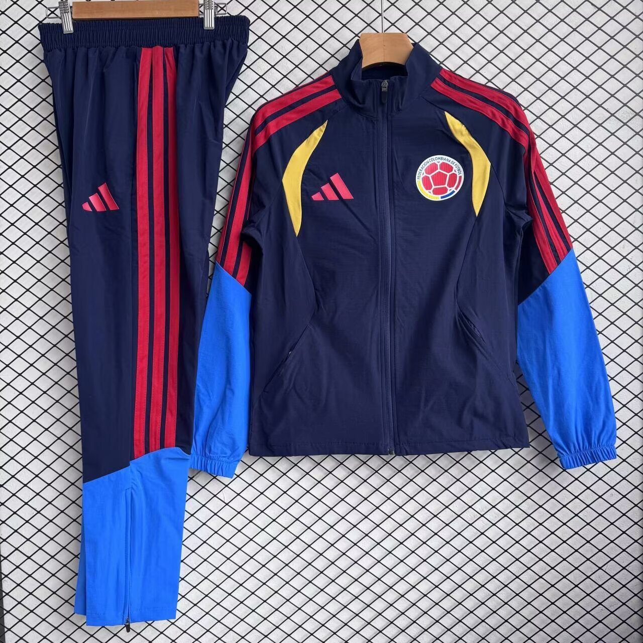 2026/2027 Columbia Sapphire Blue Full-Zip Windbreaker Suit