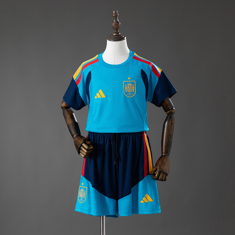 2026 Spain Training Wear Football Shirt Kids Size 1:1 Thai Quality