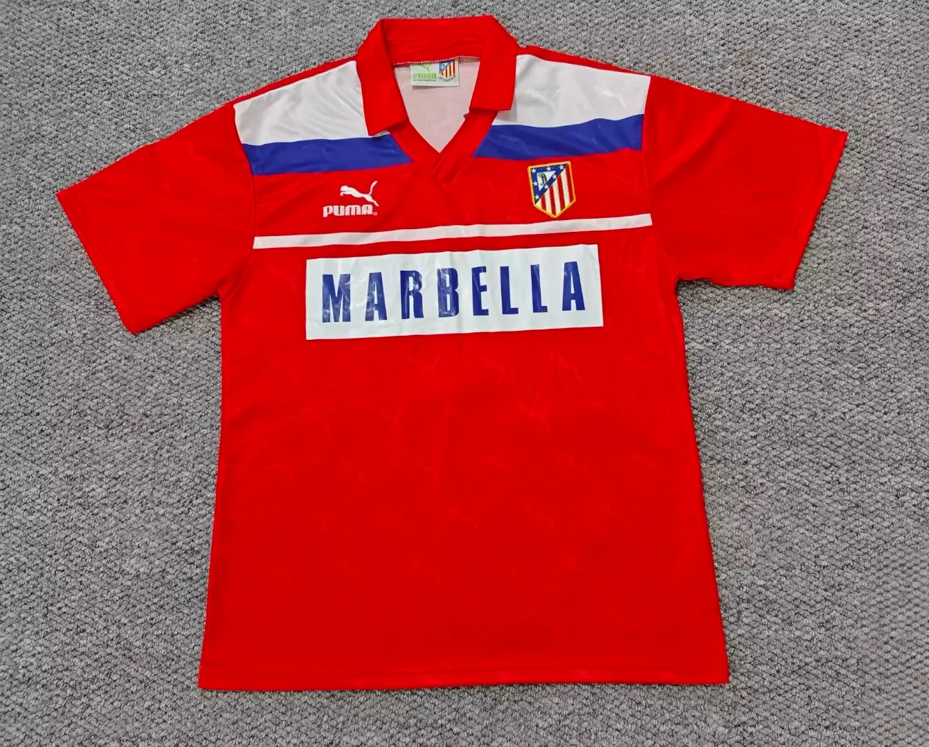 1990/1991 Retro Atletico Madrid Away Football Shirt 1:1 Thai Quality