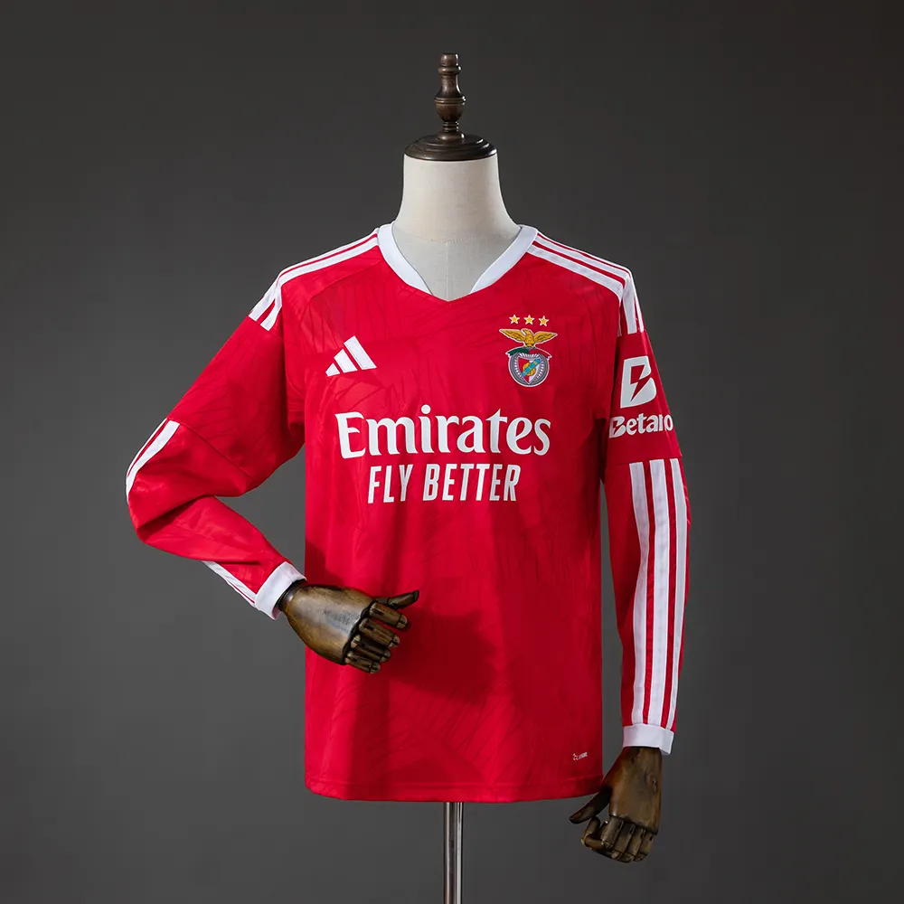 2026/2027 Long Sleeve Benfica Home Football Shirt 1:1 Thai Quality