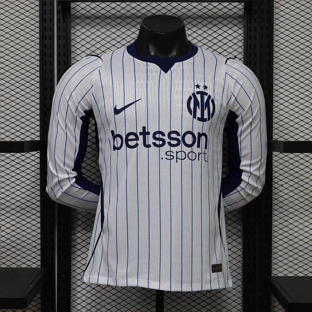 2026/2027 Long Sleeve Player Version Inter Milan Away Football Shirt 1:1 Thai Quality