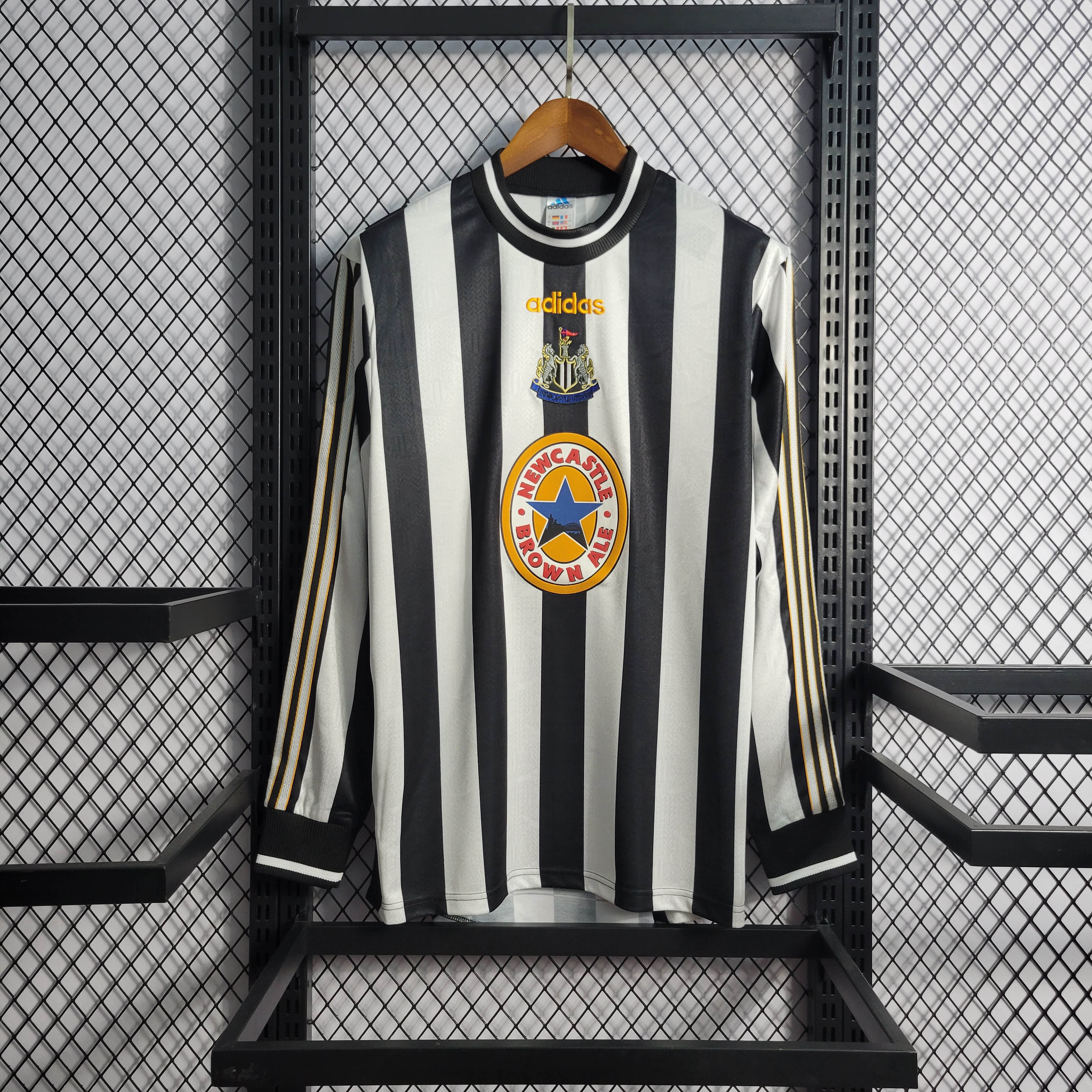 1997/1999 Retro Long Sleeve Newcastle United Home Football Shirt 1:1 Thai Quality