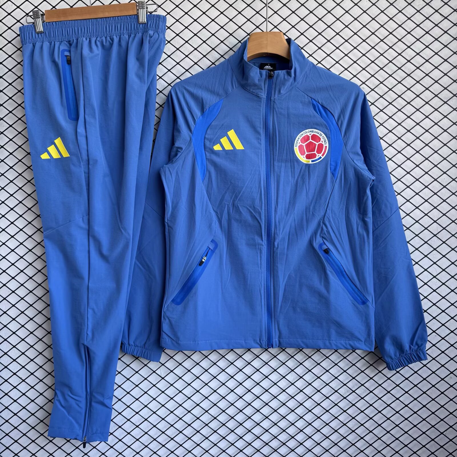 2026/2027 Columbia Blue Full-Zip Windbreaker Suit