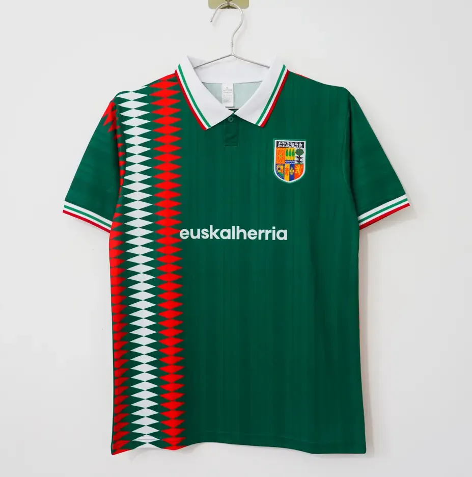 1994 Retro Basque Country Home Football Shirt 1:1 Thai Quality