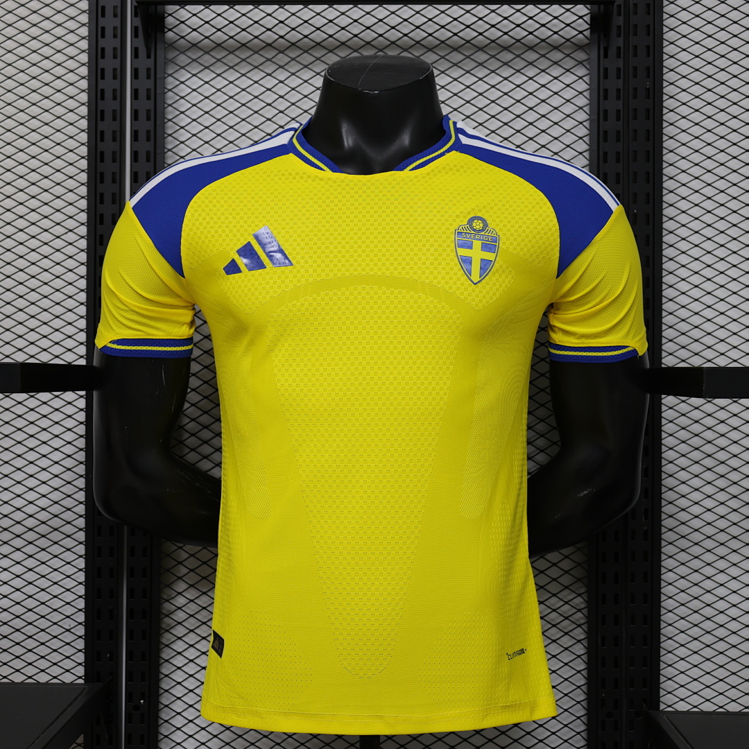 2026 Player Version Sweden Home Football Shirt 1:1 Thai Quality