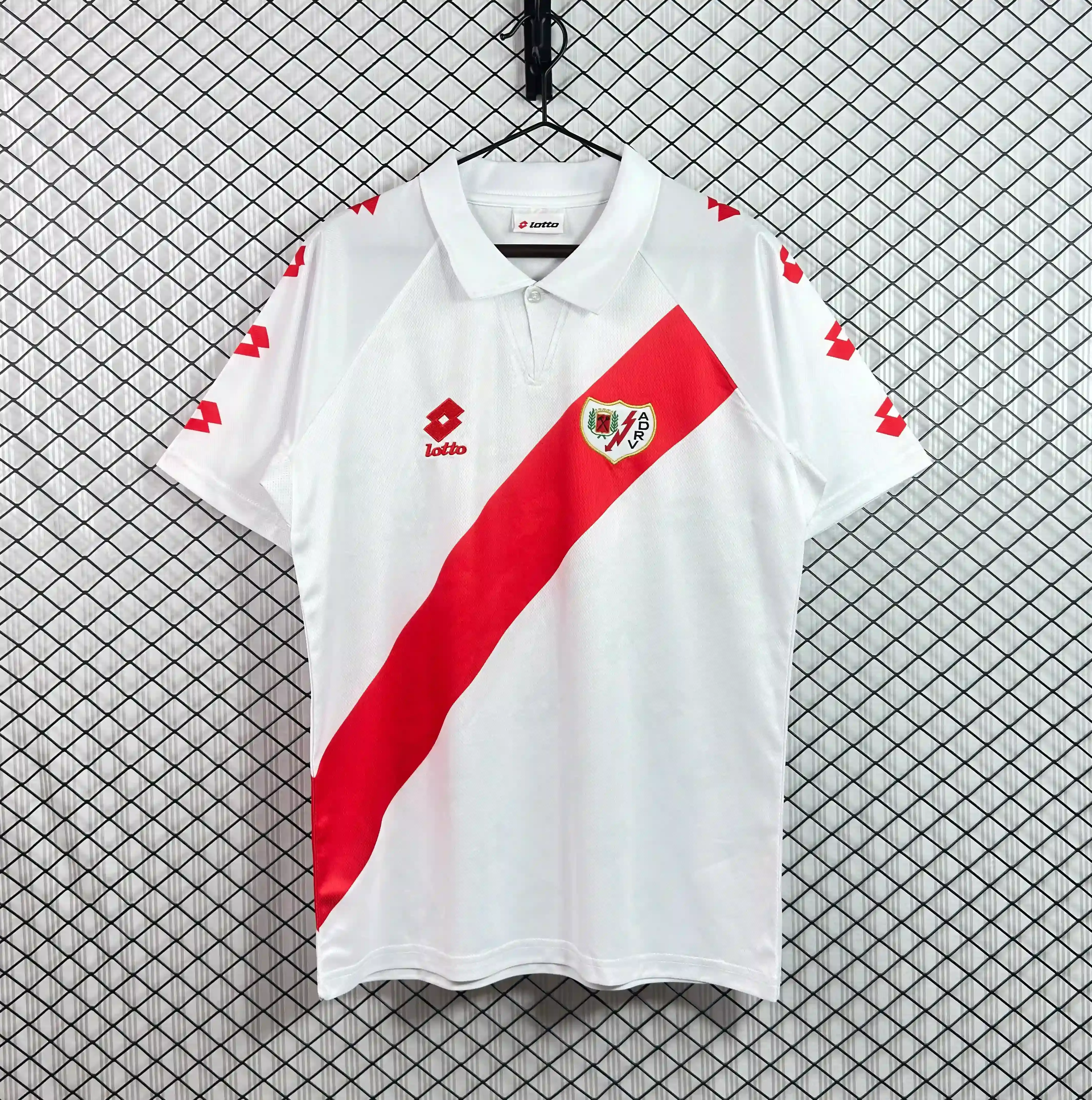 1991/1994 Retro Rayo Vallecano Home Football Shirt 1:1 Thai Quality