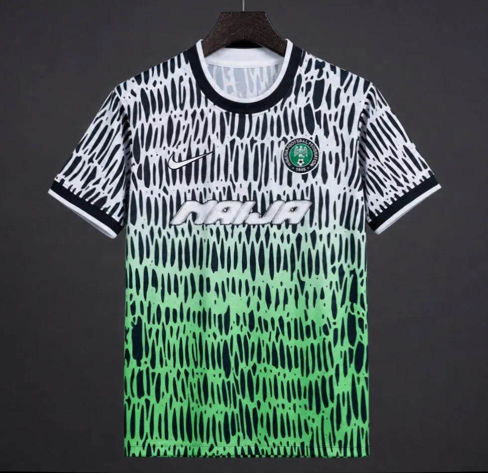 2026 Nigeria x Slawn Pre-Match Football Shirt 1:1 Thai Quality