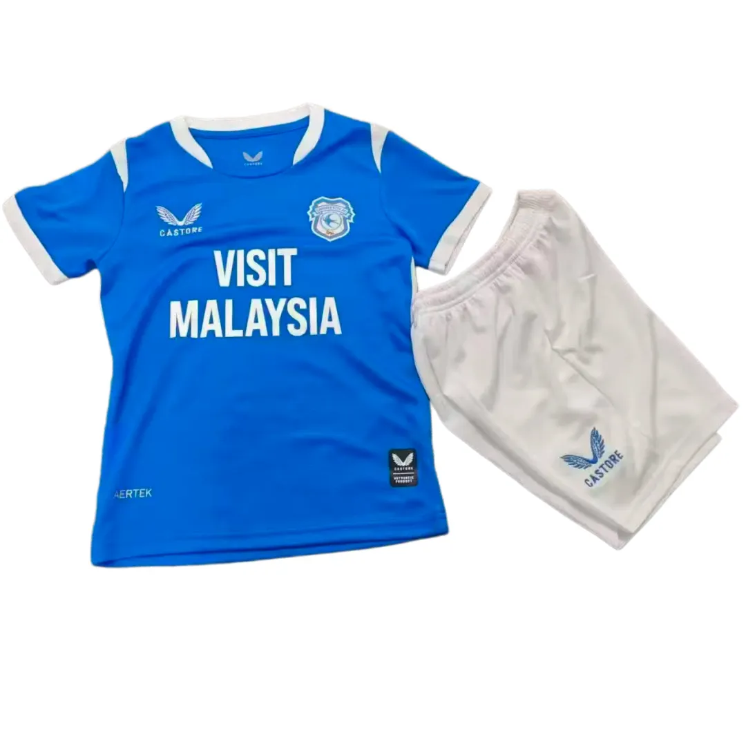 2026/2027 Cardiff City Home Football Shirt Kids Size 1:1 Thai Quality
