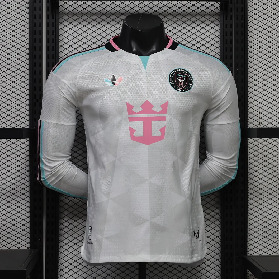 2026/2027 Long Sleeve Player Version Inter Miami Third Away Football Shirt 1:1 Thai Quality
