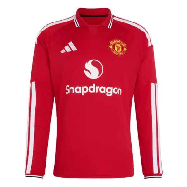 2026/2027 Long Sleeve Manchester United Home Football Shirt 1:1 Thai Quality
