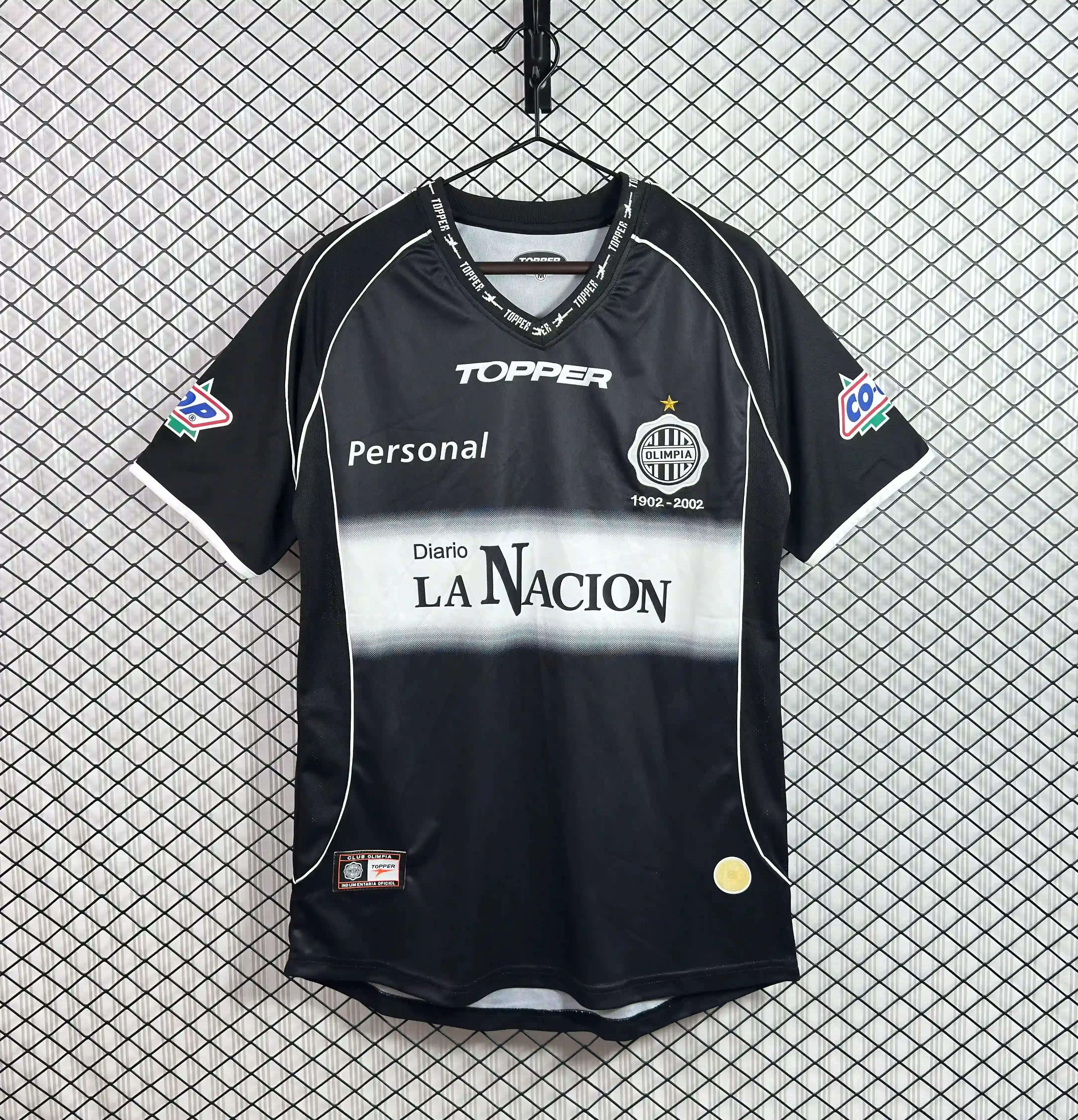 2002 Retro Olimpia Asuncion Away Football Shirt 1:1 Thai Quality
