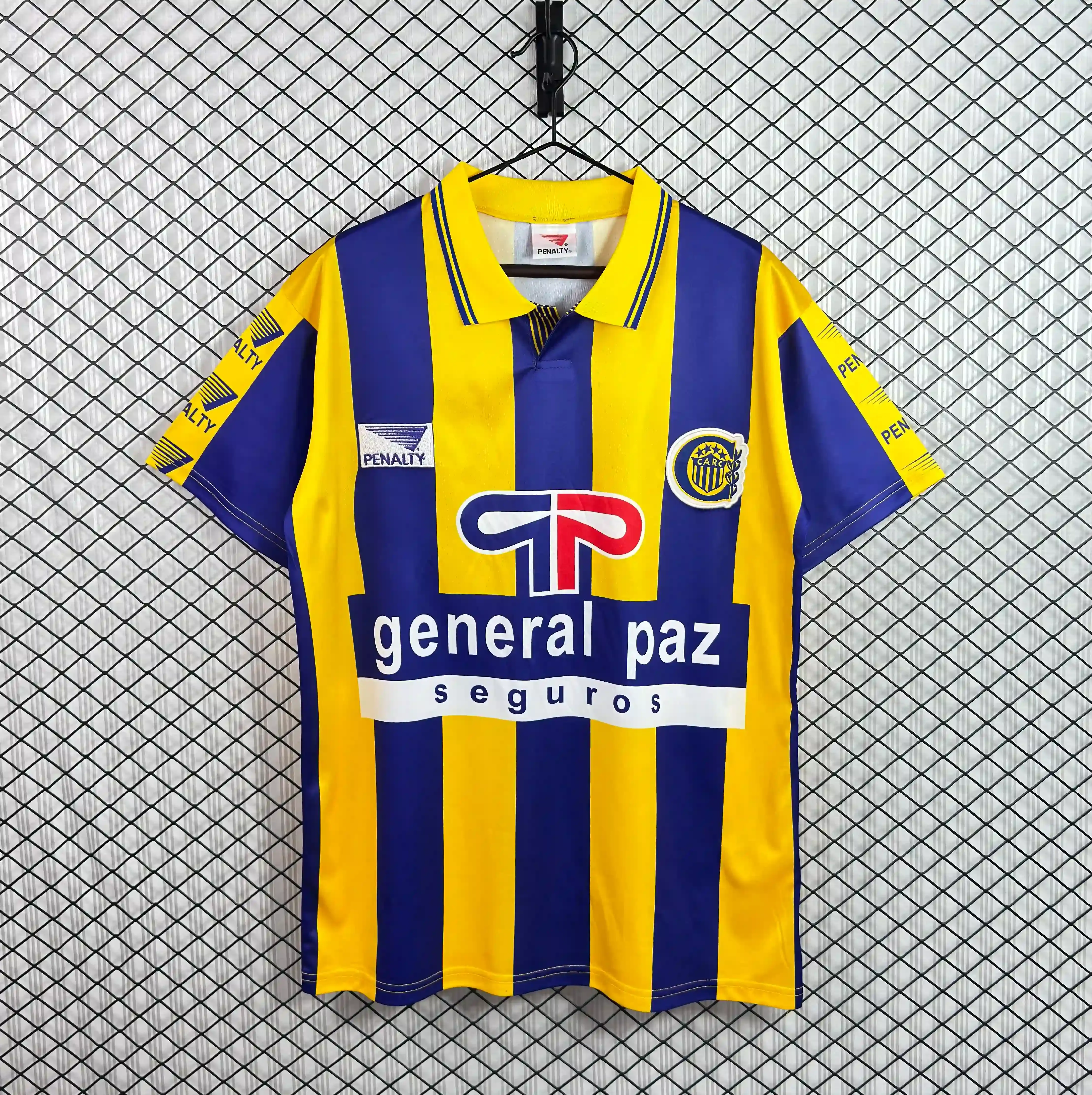 1993/1995 Retro Rosario Central Home Football Shirt 1:1 Thai Quality