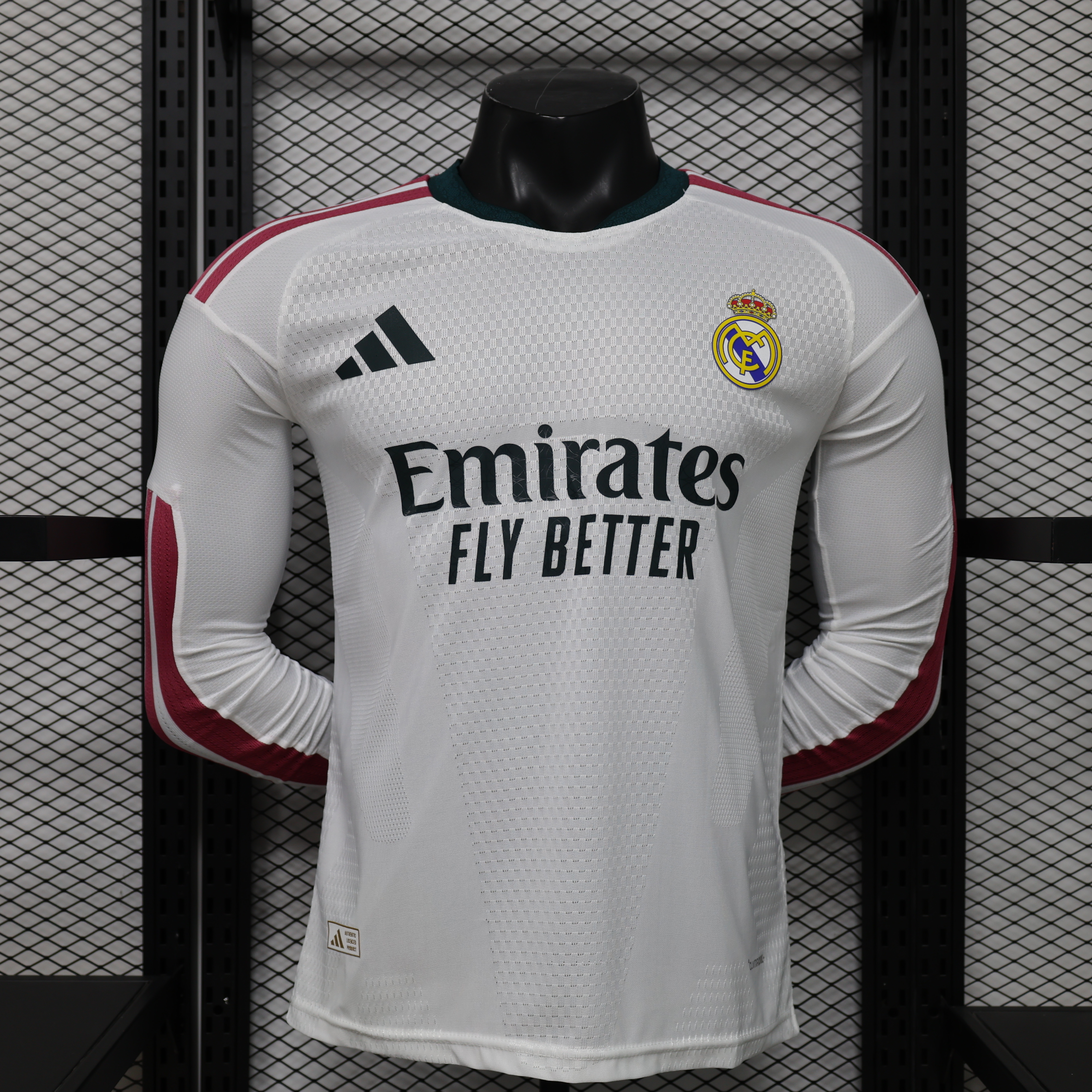 2026/2027 Long Sleeves Player Version Real Madrid Home Football Shirt1:1 Thai Quality