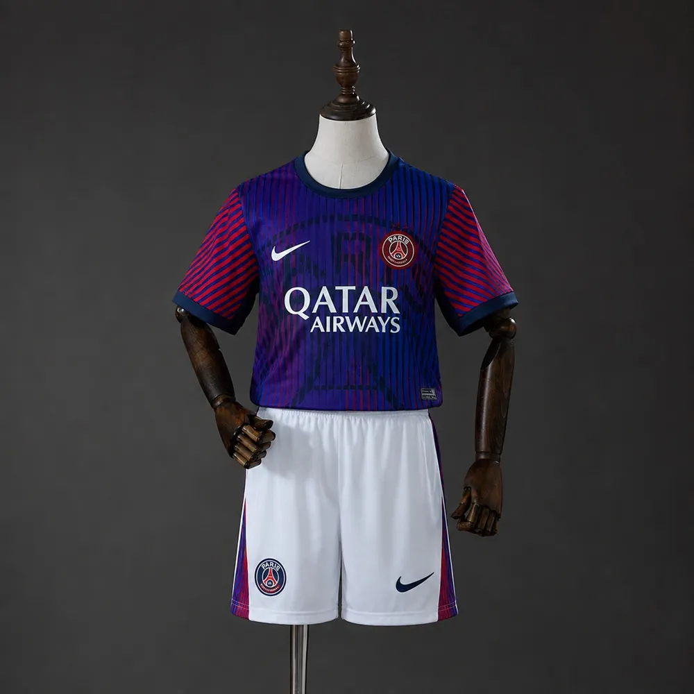 2026/2027 Paris Saint-Germain Pre-Match Football Shirt Kids Size 1:1 Thai Quality