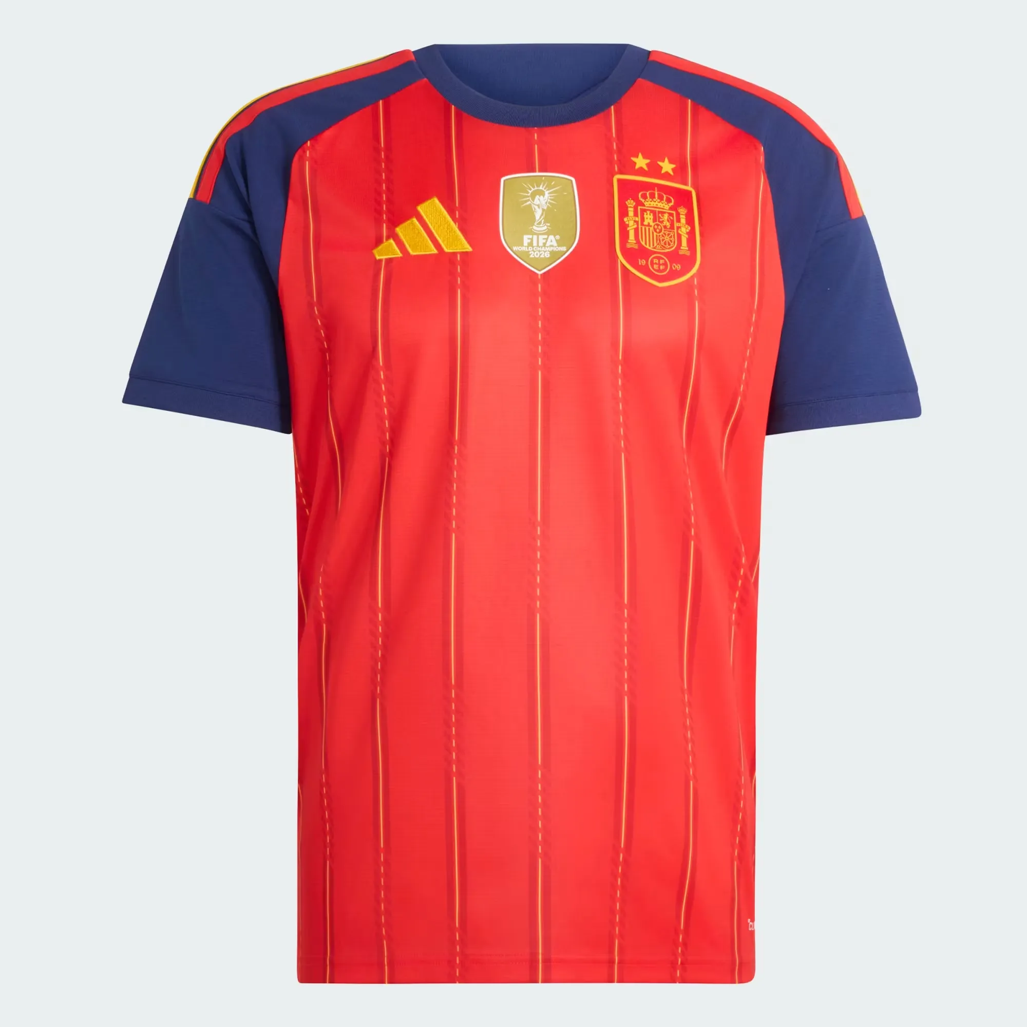 2 Stars 2026 Spain Home Champions Football Shirt 1:1 Thai Quality
