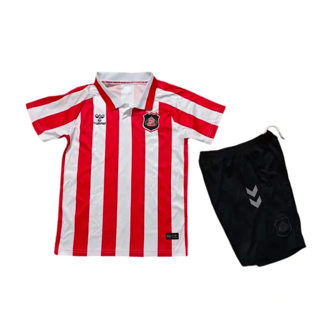 2026/2027 Sunderland Home Football Shirt Kids Size 1:1 Thai Quality