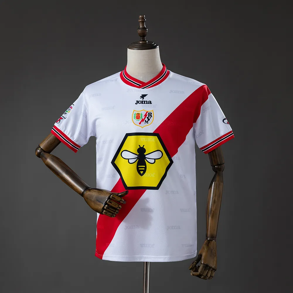 1999/2000 Retro Rayo Vallecano Home Football Shirt 1:1 Thai Quality