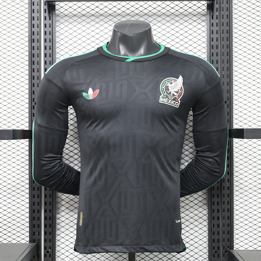 2026 Long Sleeve Player Version Mexico Third Away World Cup Football Shirt 1:1 Thai Quality